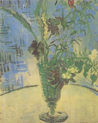 Vincent Van Gogh Still life:Glass with Wild Flowers (nn04) Spain oil painting art